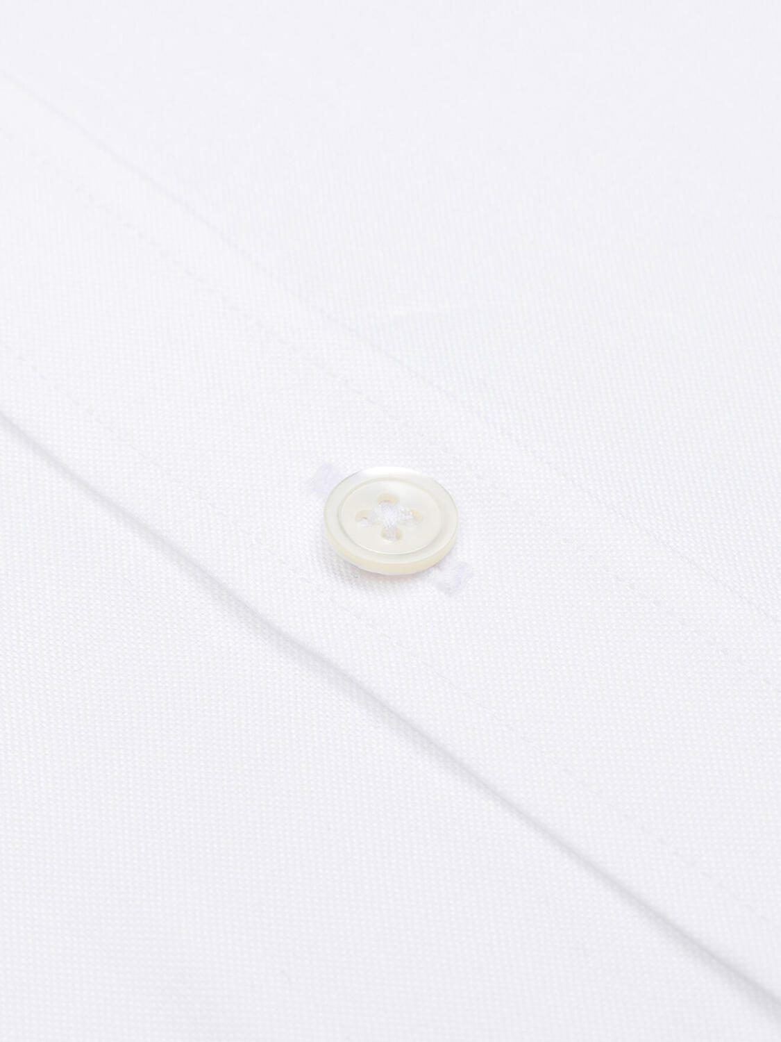 Chemise cintrée en pin point royal blanc