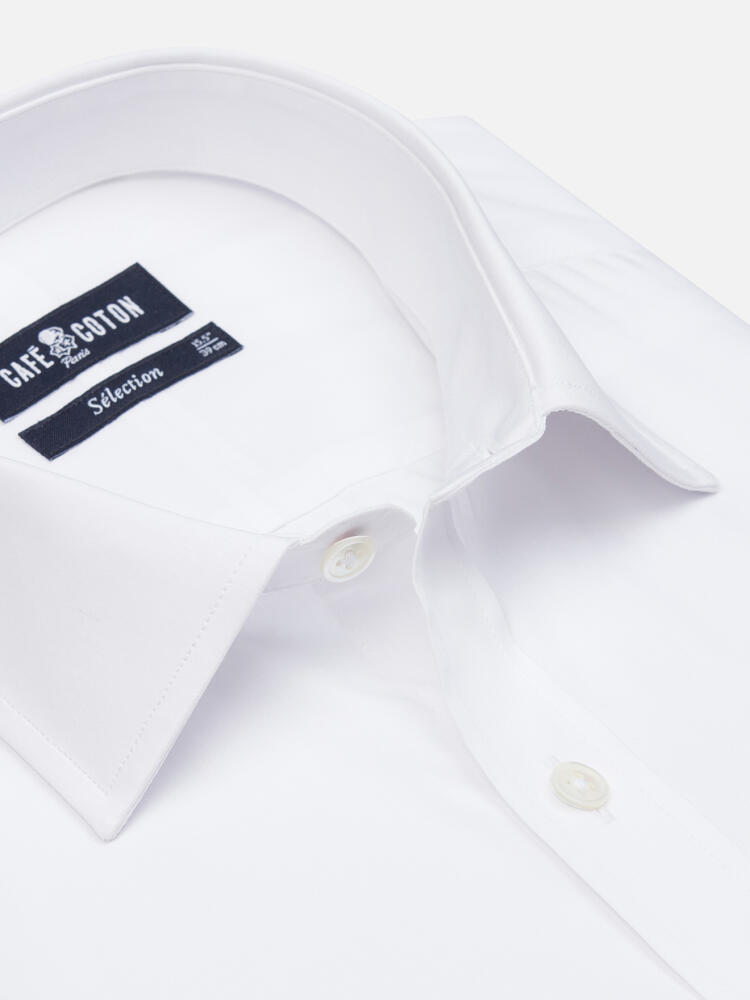 Camisa entallada popelina blanca Royal