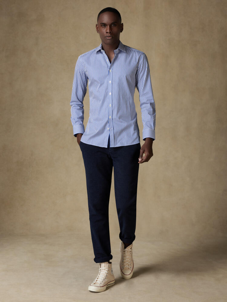 Hemd Sully gestreift marine