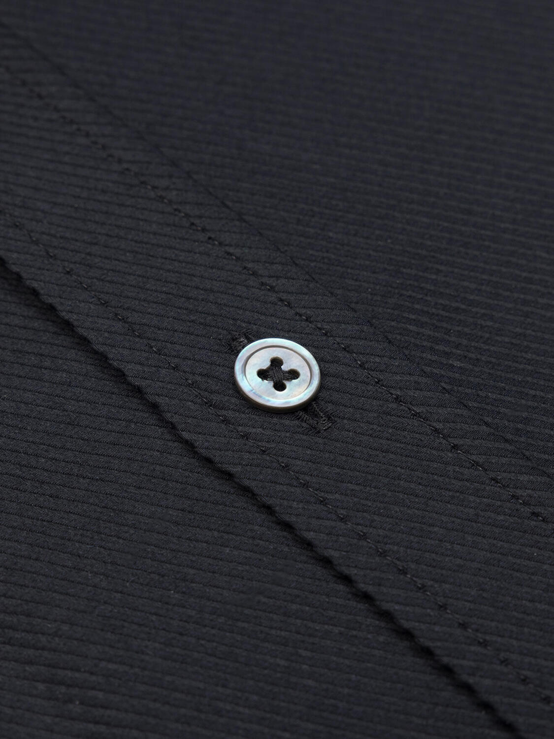 Camicia in twill nero royal