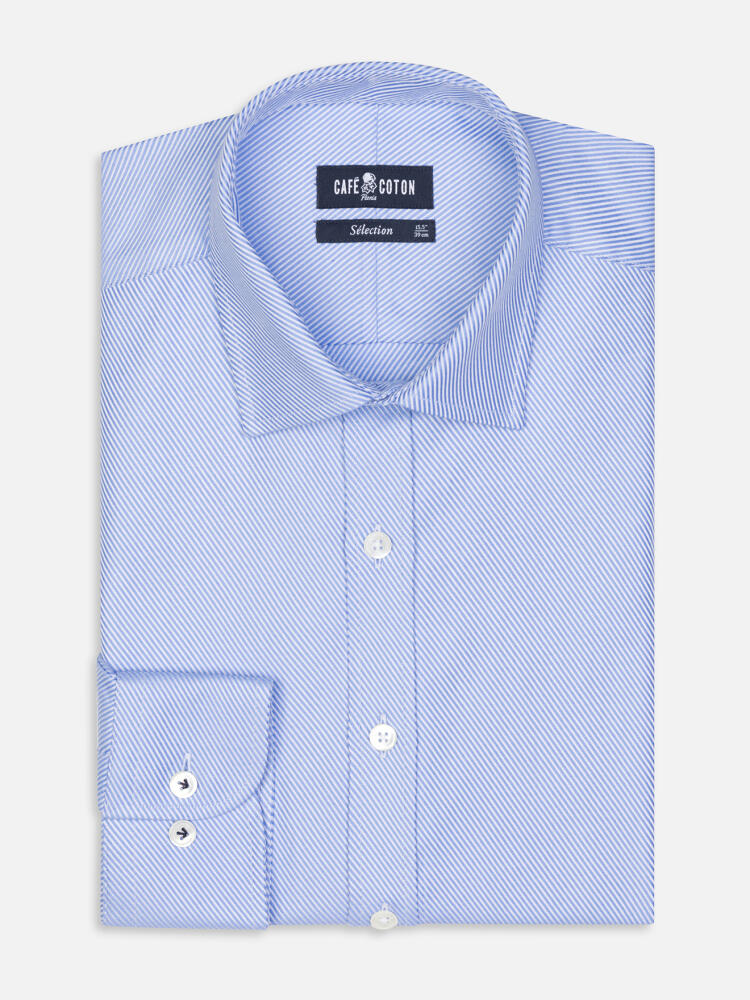 Chemise en twill royal ciel