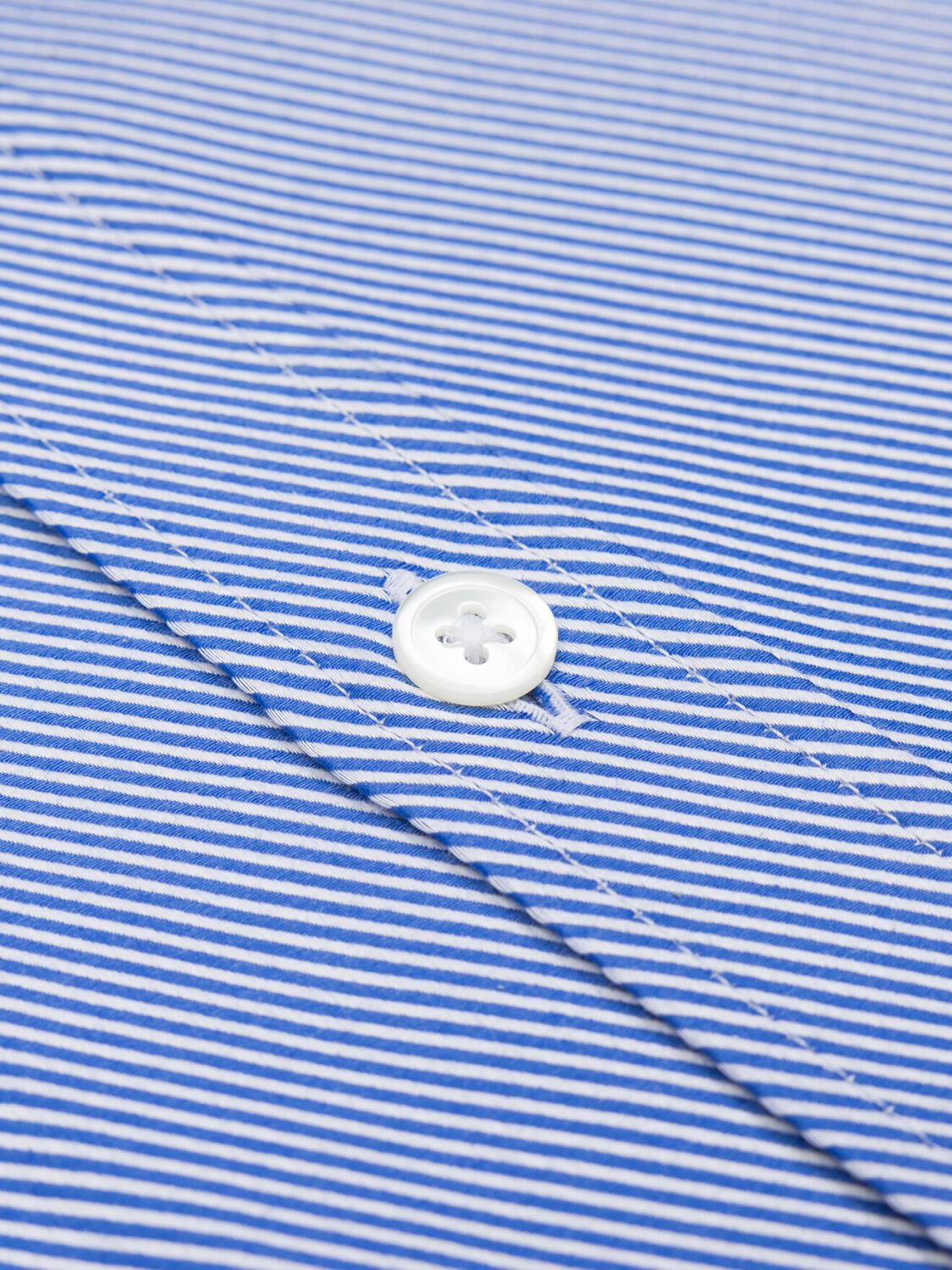 Chemise en twill royal bleu