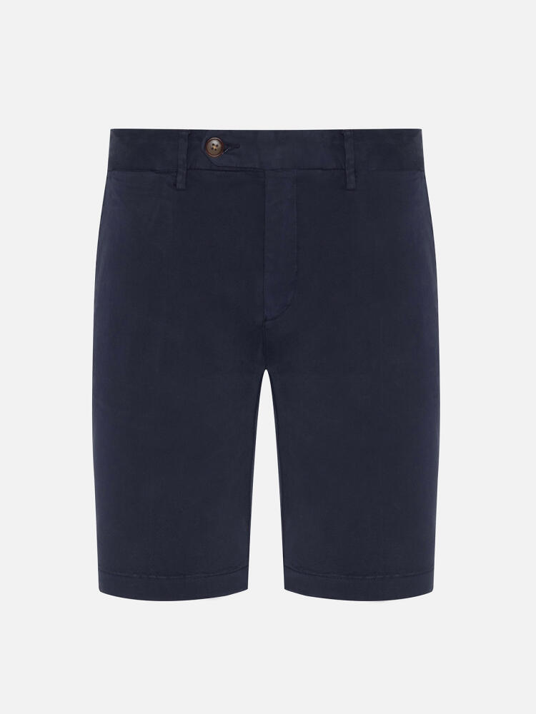 Jim Bermuda in navy cotton