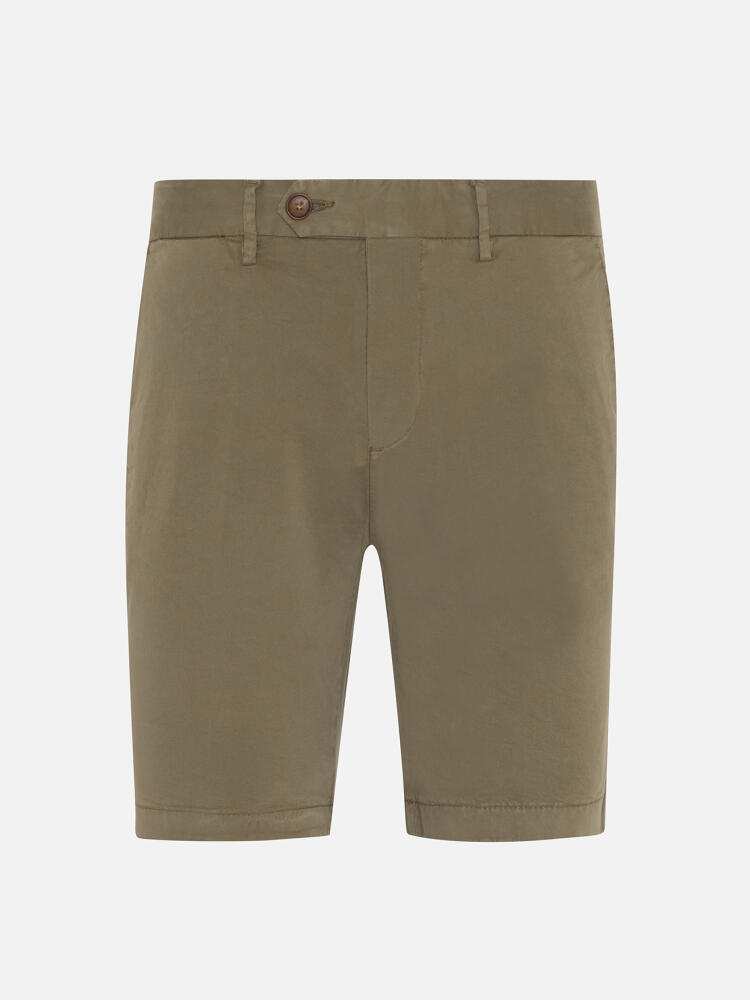 Khaki katoen Bermuda Jim