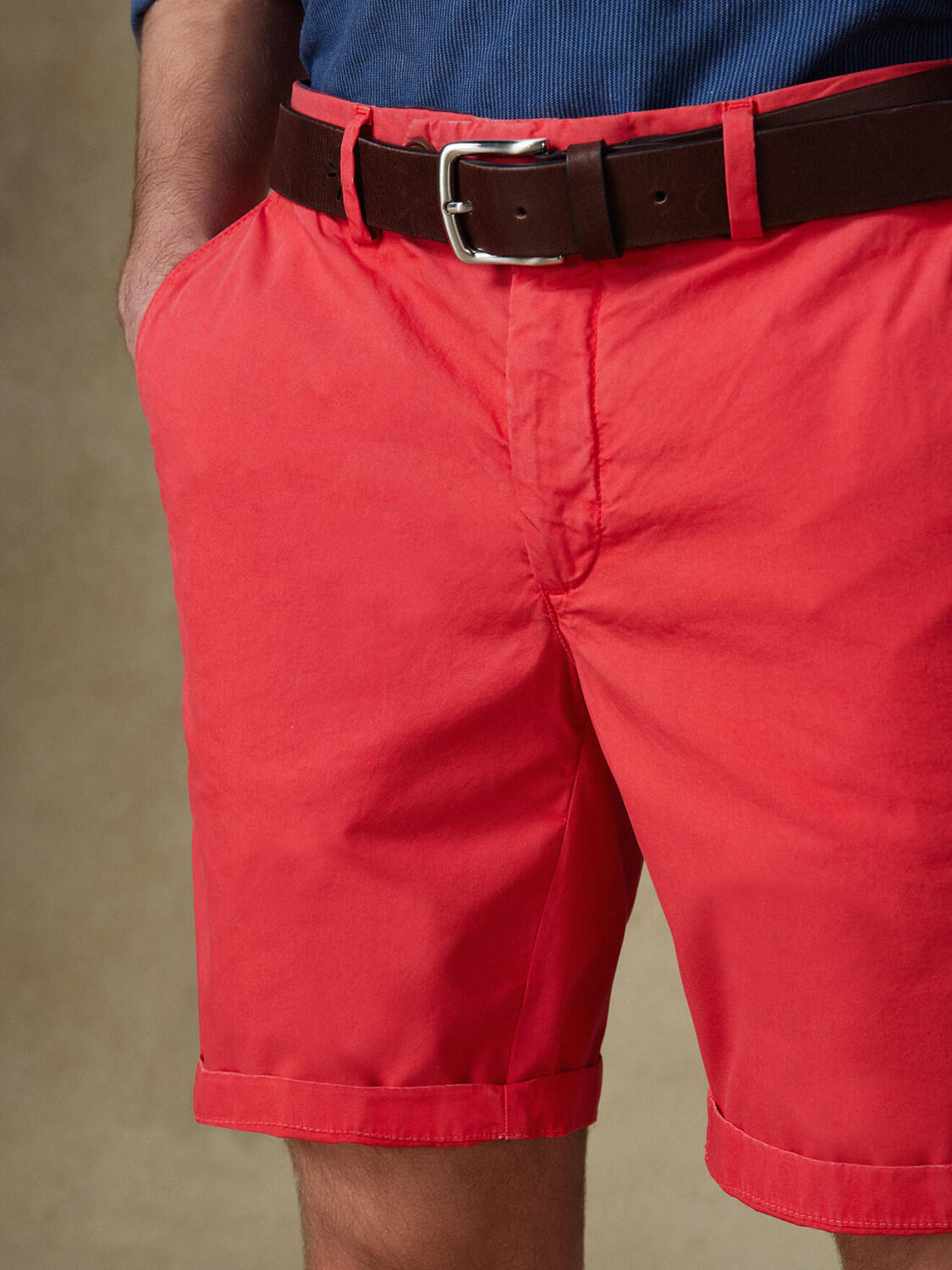 Jimmy Bermuda in grenadine cotton