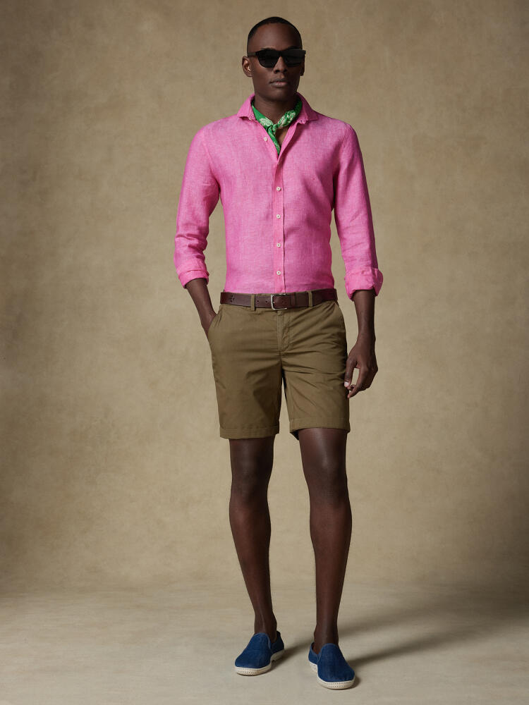 Jimmy Bermuda in khaki cotton Jimmy in khaki cotton