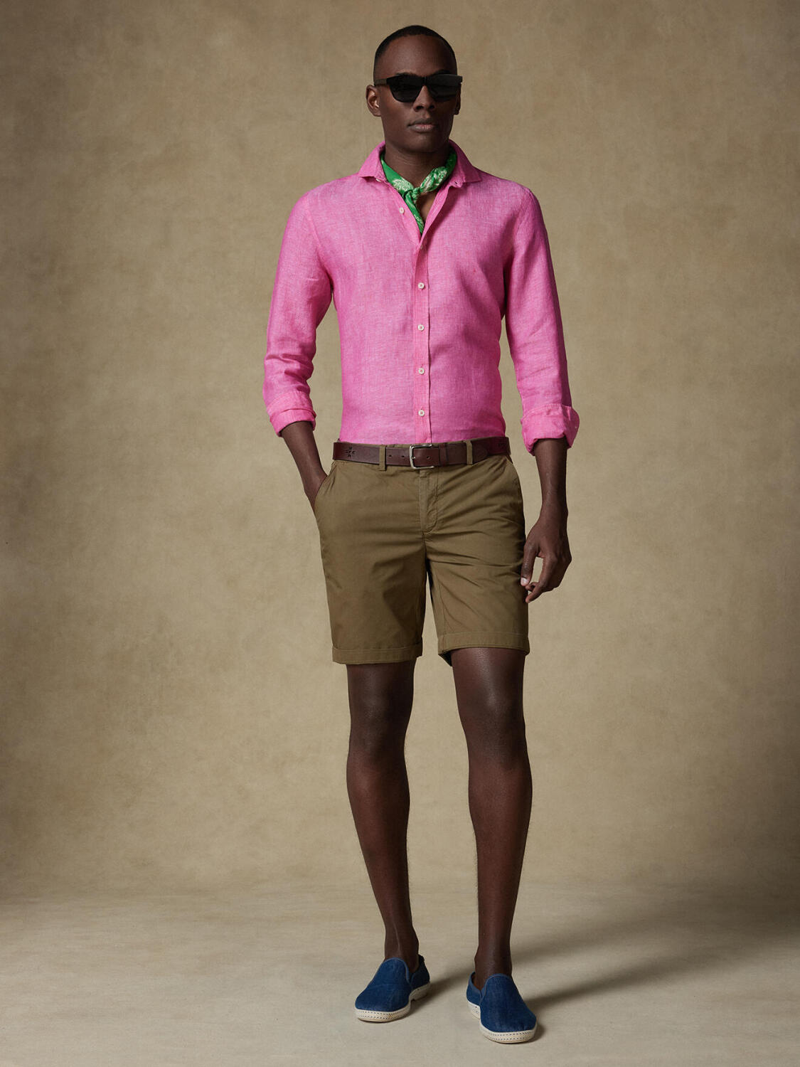 Jimmy Bermuda in cotone kaki