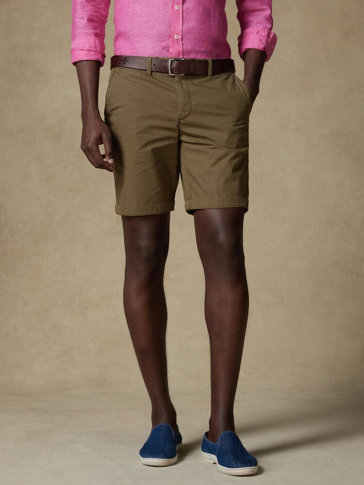 Jimmy Bermuda in khaki cotton Jimmy in khaki cotton