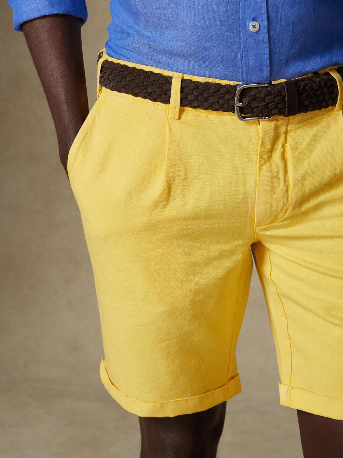Bermuda Kent en lino limón