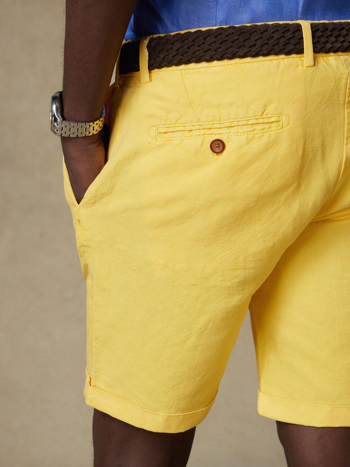 Bermuda Kent en lino limón