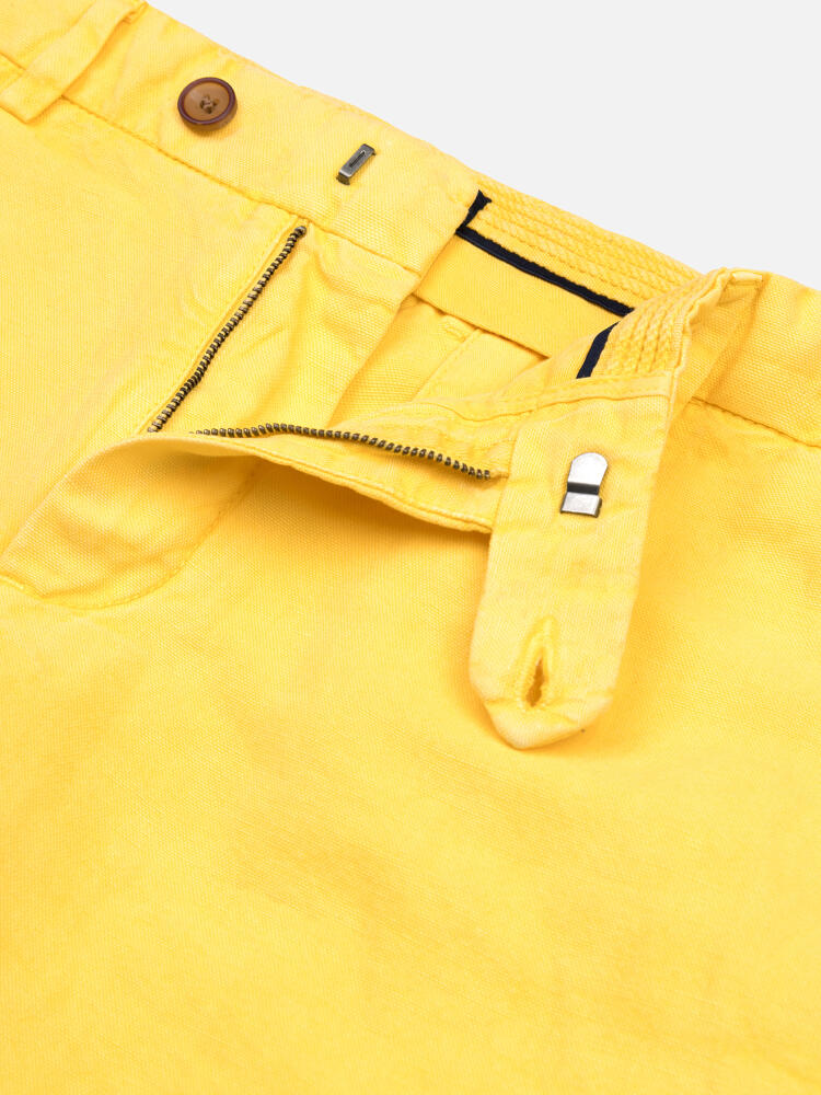 Kent bermuda shorts in lemon linen