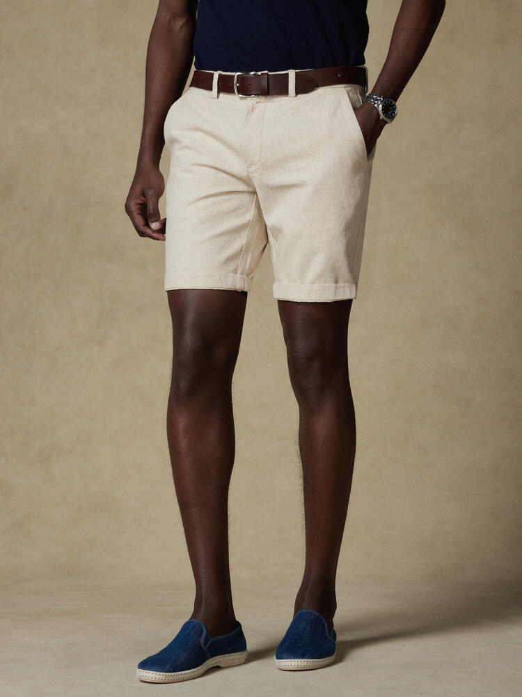 Blade bermuda shorts in sand coton