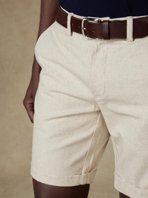 Bermuda Blade en coton sable
