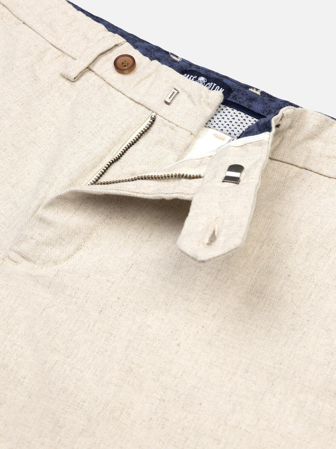 Blade bermuda shorts in sand coton