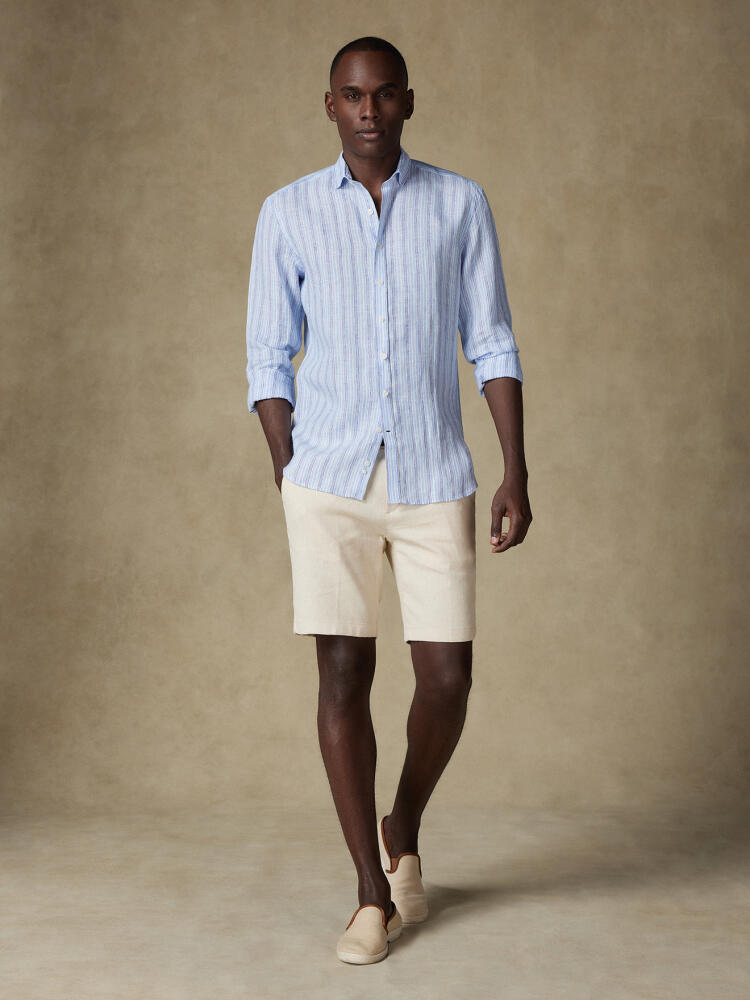 Nick off-white Bermuda shorts