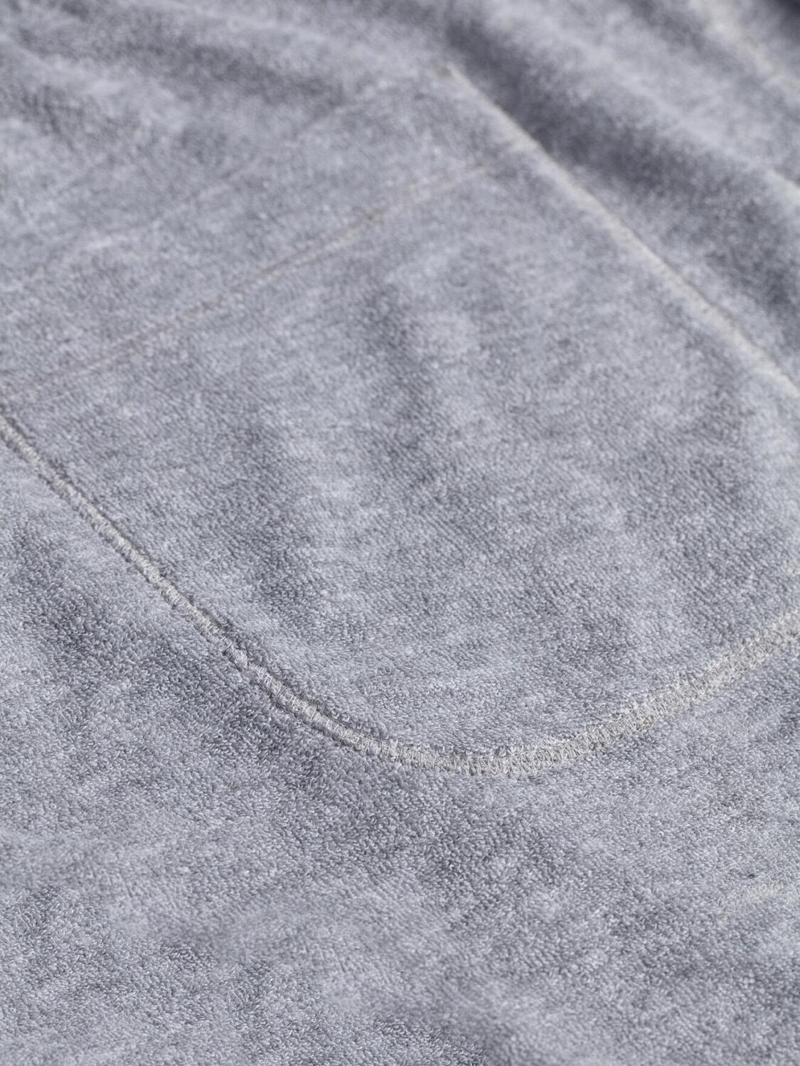 Bermuda en &eacute;ponge gris chin&eacute;