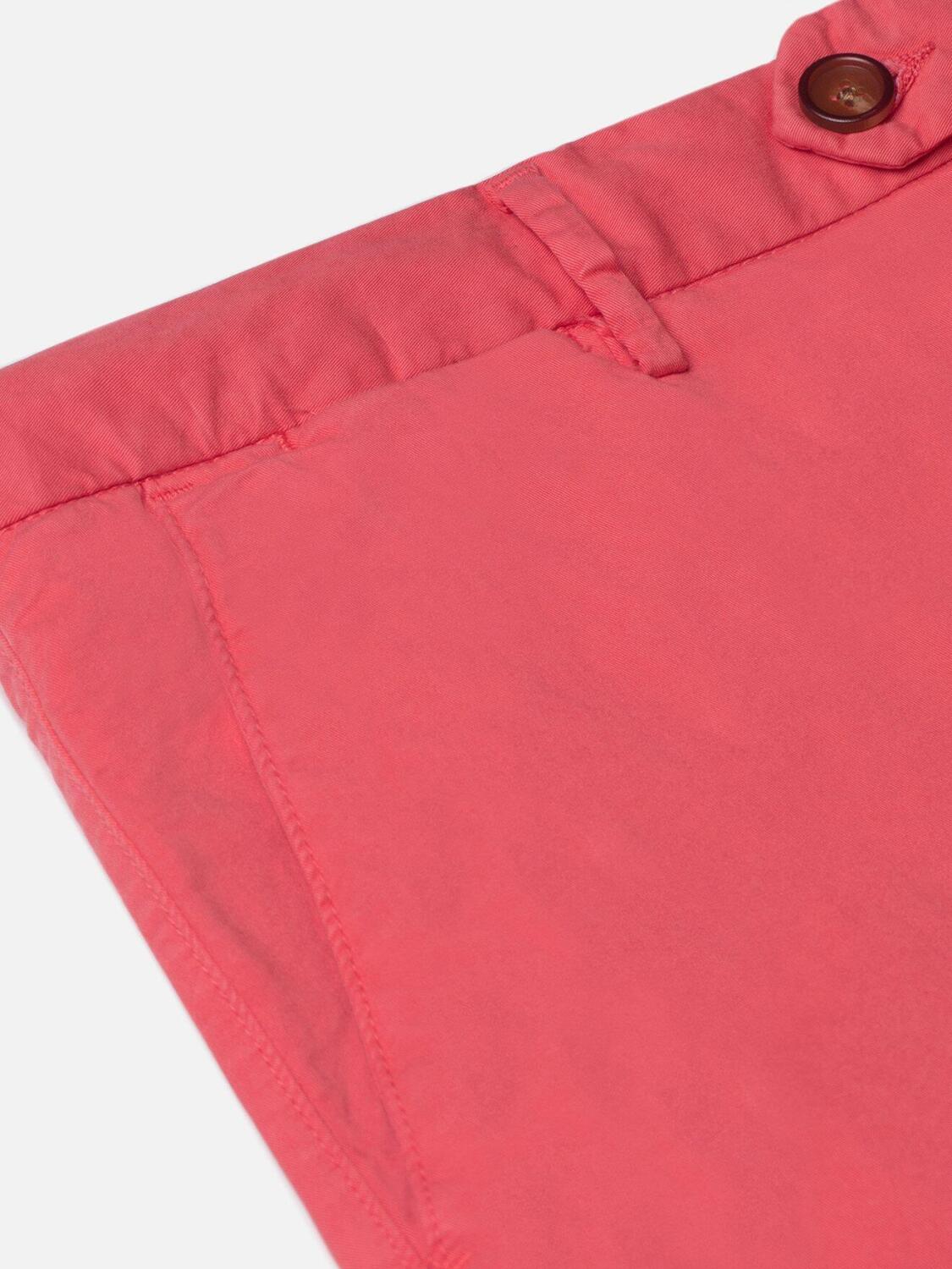 Bermuda classique en coton rose