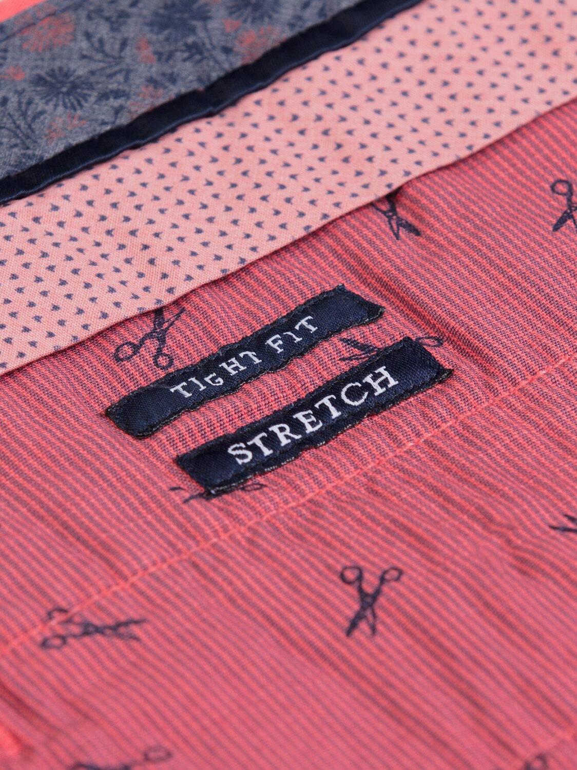 Bermuda classique en coton rose