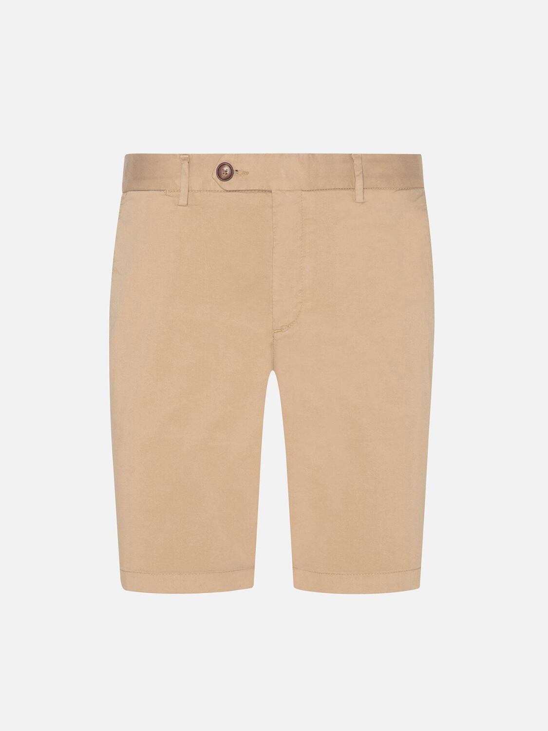 Bermuda classique en coton chatain