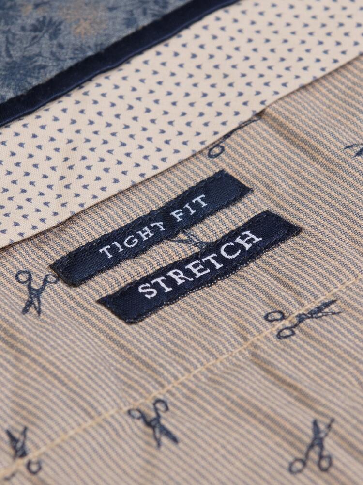 Bermuda classique en coton chatain