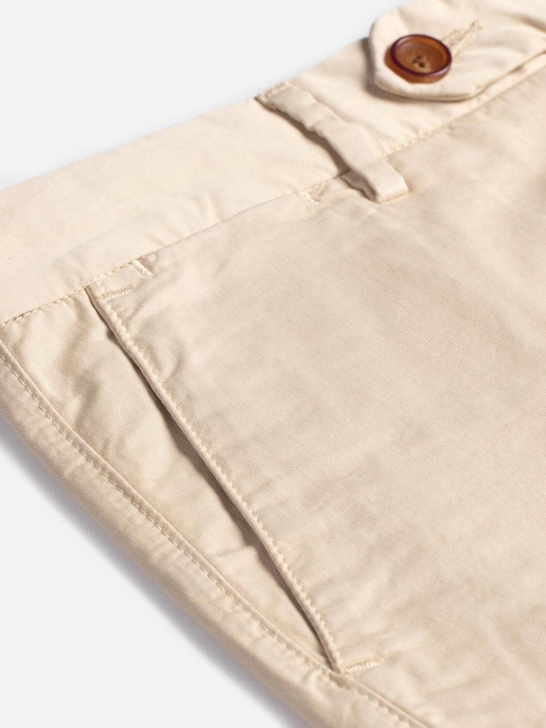 Bermuda en coton sable