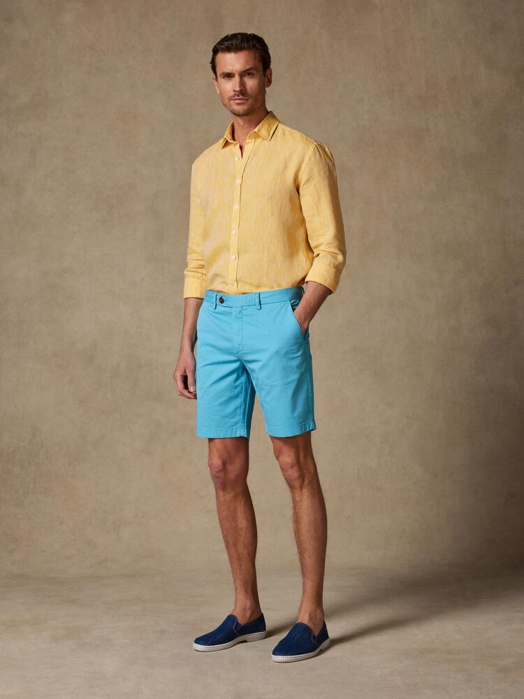 Mint cotton bermuda shorts