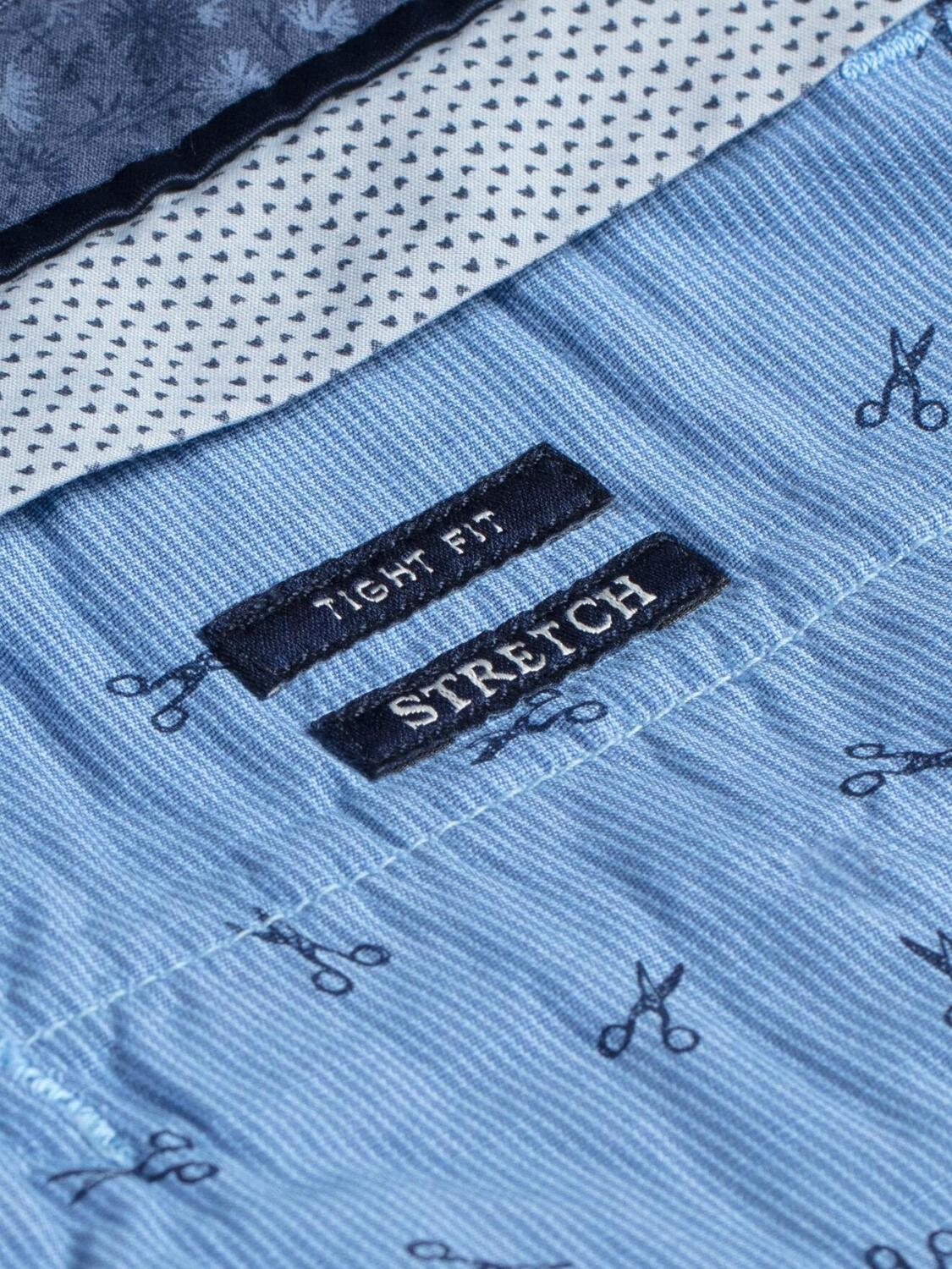 Bermuda en coton ciel