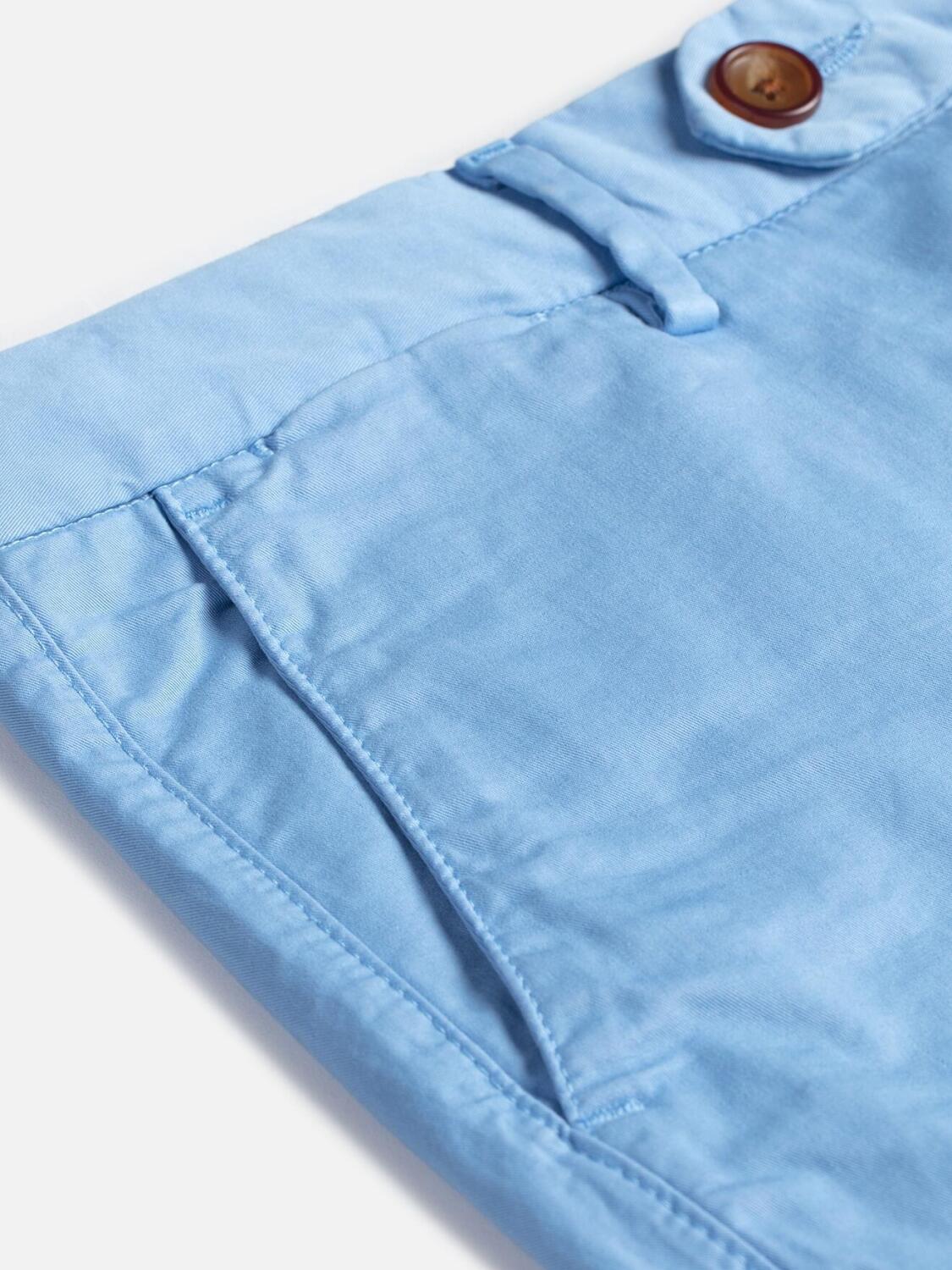 Bermuda en coton ciel