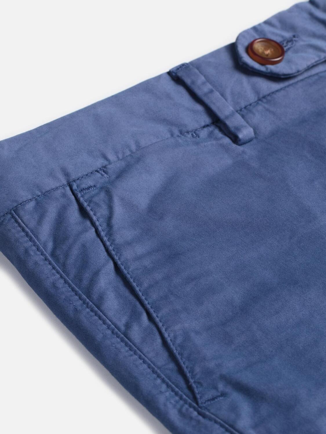 Bermuda in cotone cobalto