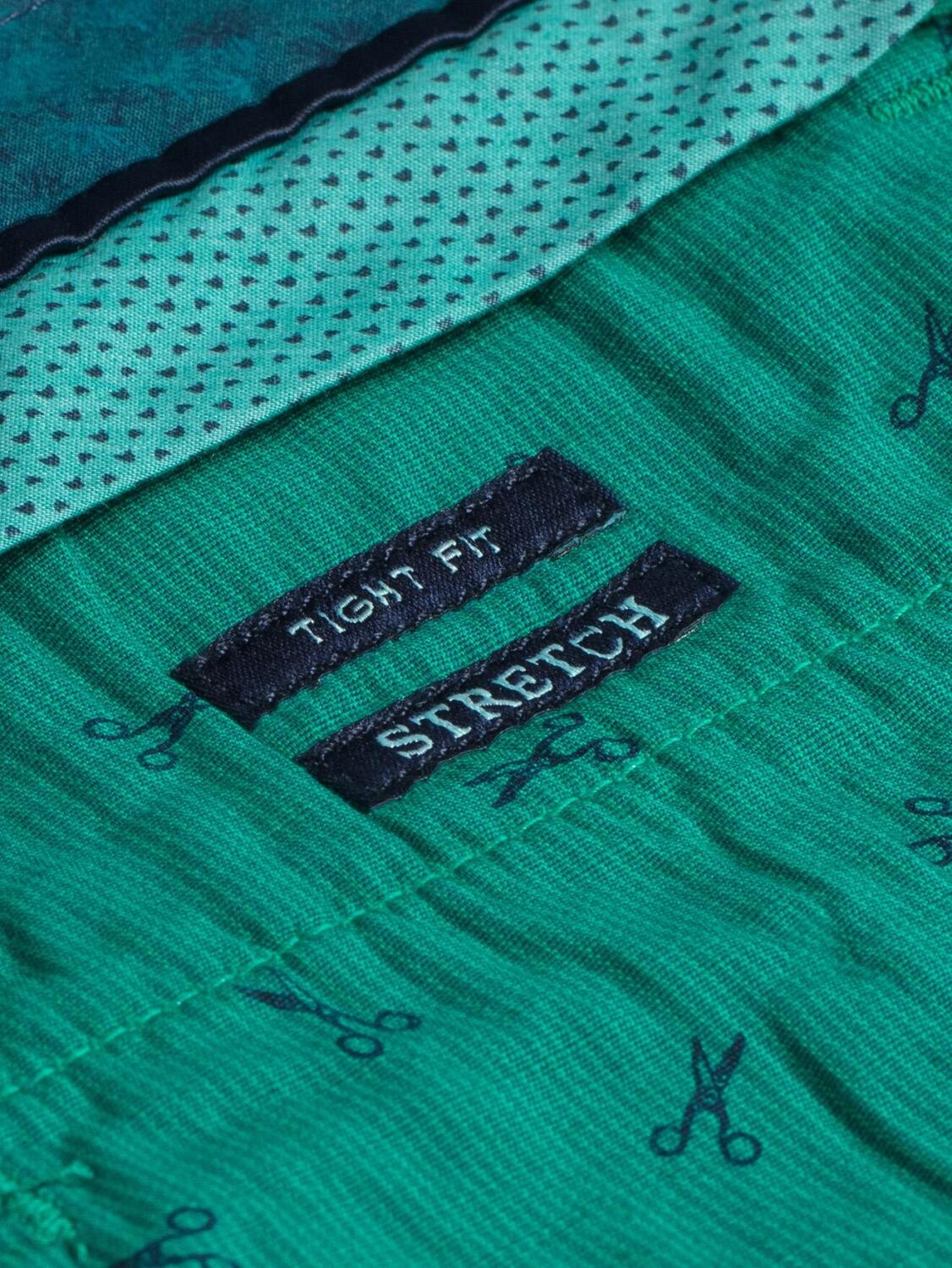 Bermuda in cotone emeraude