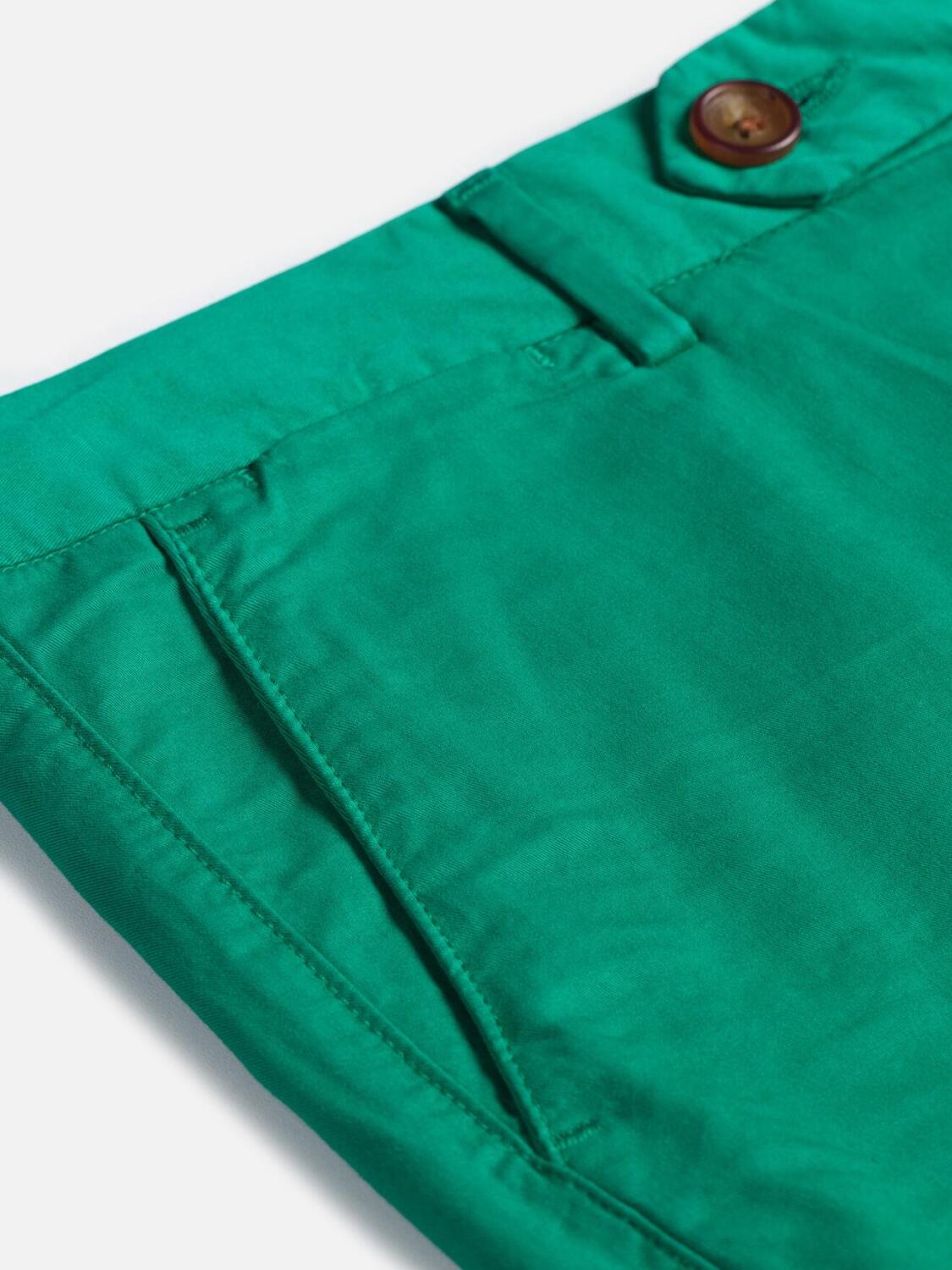 Bermuda in cotone emeraude