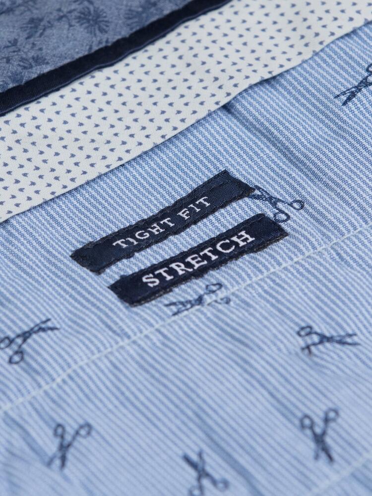 Bermuda classique en coton ciel