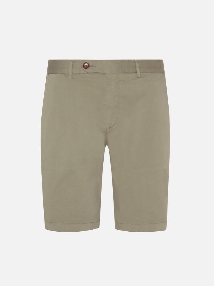 Bermuda classique en coton kaki