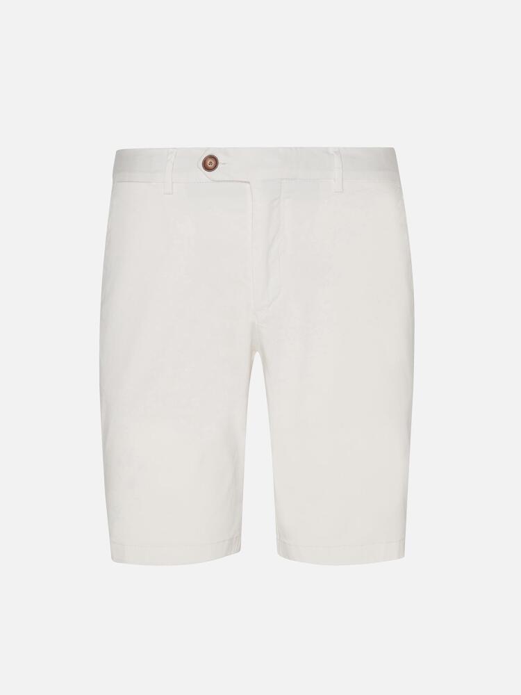 Bermuda classique en coton off-white