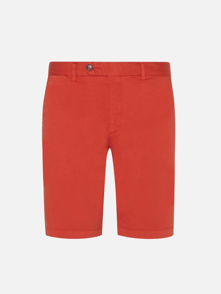 Orange chino short