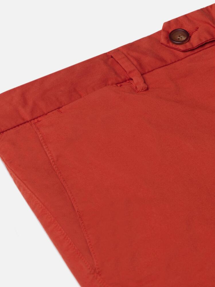 Orange chino short
