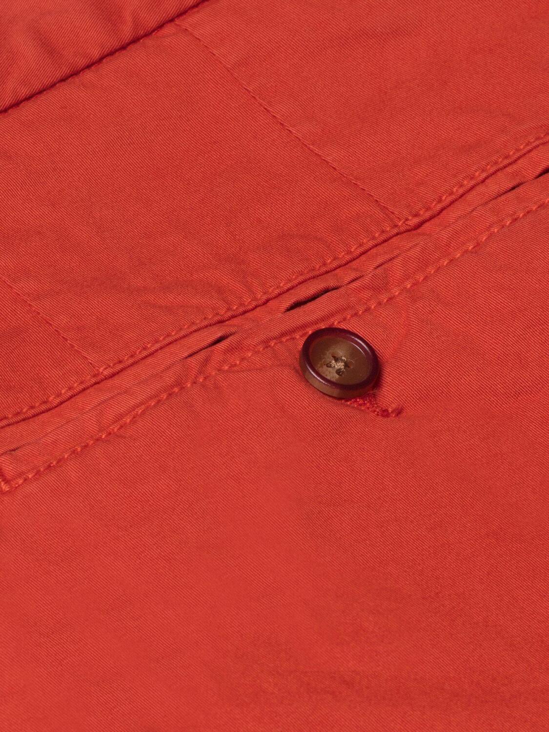 Bermuda classique en coton orange