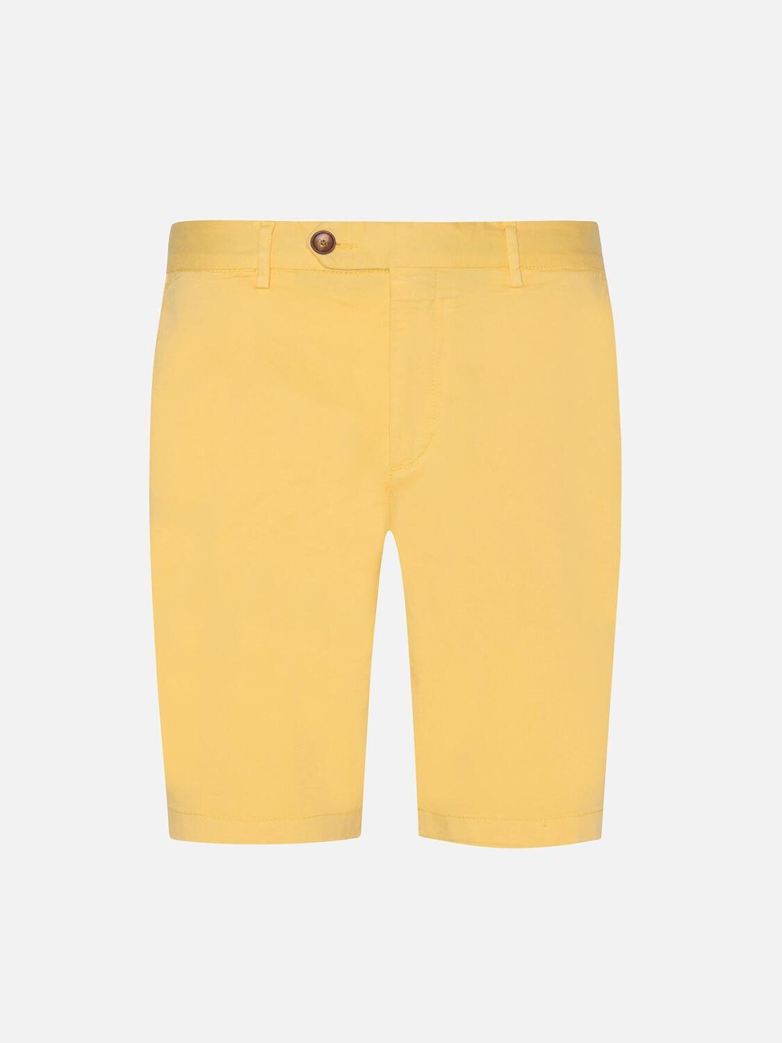 Bermuda classique en coton jaune