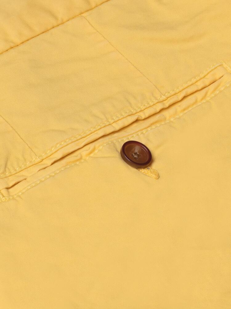 Bermuda classique en coton jaune
