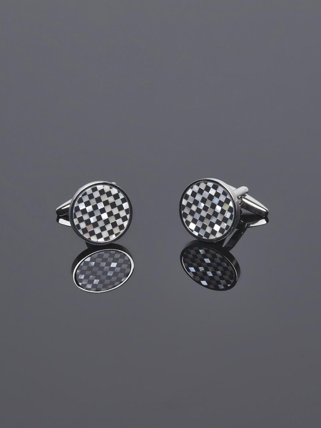 Checkerboard cufflinks