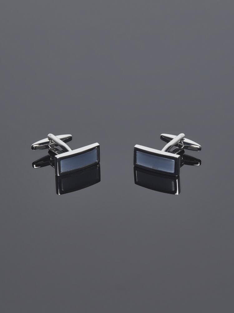 Grey rectangle Cufflinks