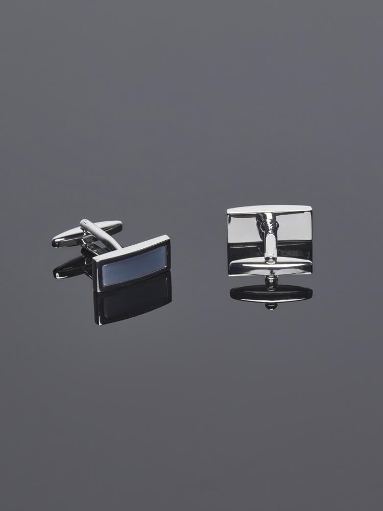 Grey rectangle Cufflinks