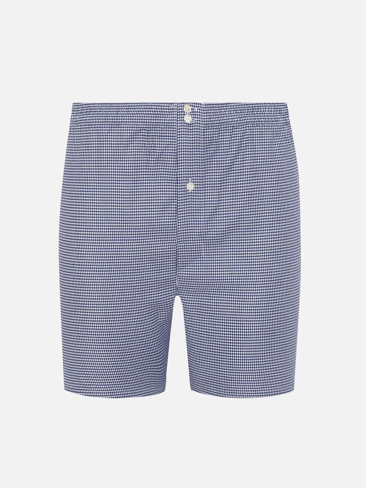 Navy twill Bud boxer shorts