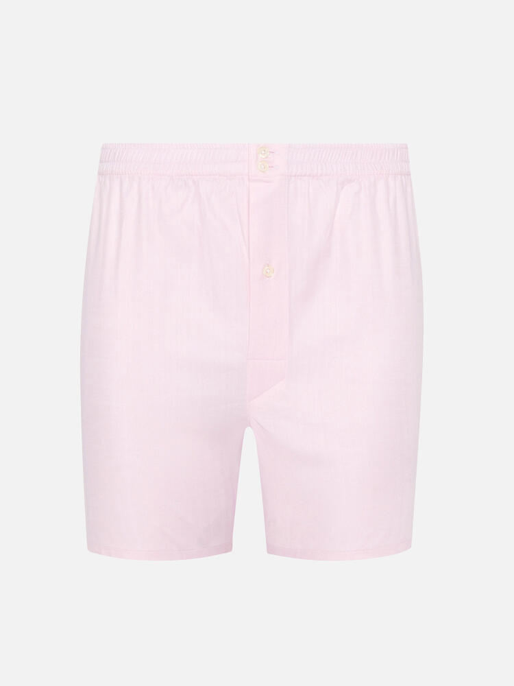 Pink herringbone boxer shorts