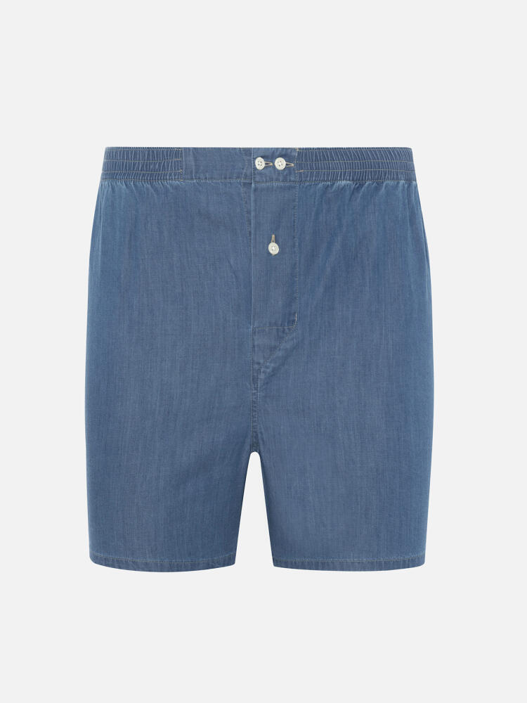 Boxer aus Denim himmelblau