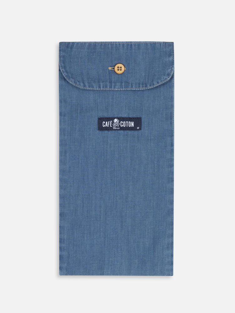 Boxer aus Denim himmelblau