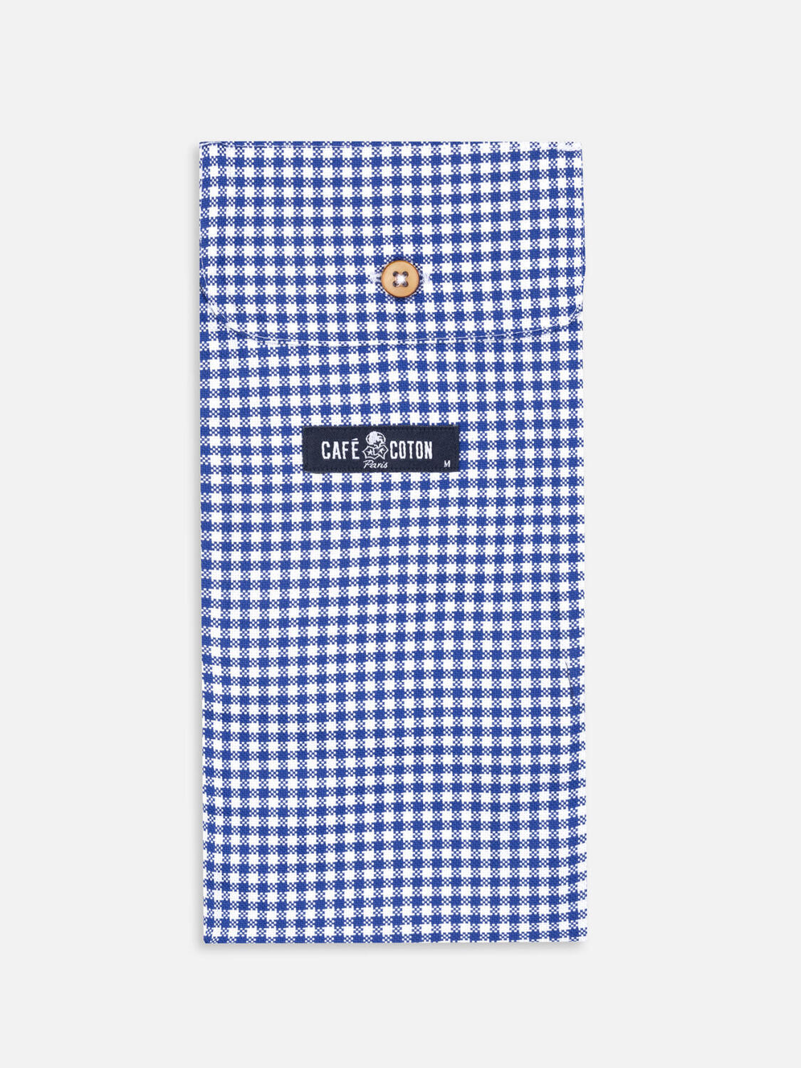 Caleçon Elliott à carreaux marine