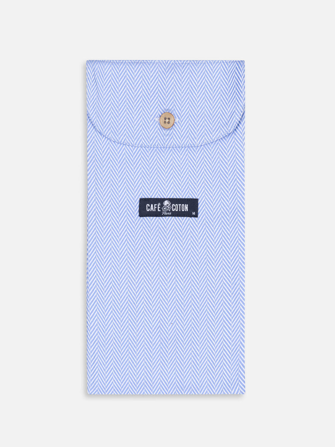 Sky Herringbone Boxer