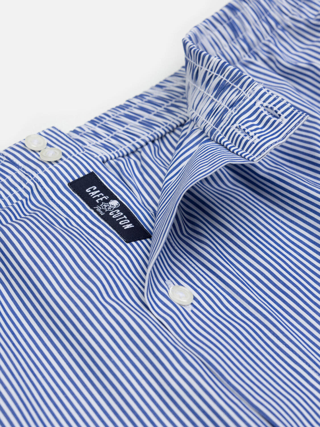 Caleçon Menthon à rayures marine