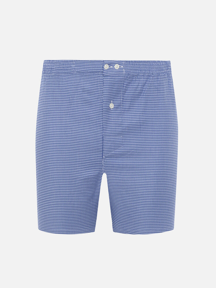 Boxer Morris in twill blu